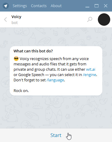 اپلیکیشن تلگرام,ربات تبدیل گفتار به متن
