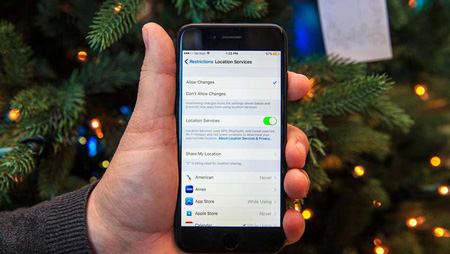 فعال کردن محدودیت‌های iOS , آیپد