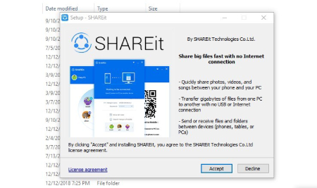 اپلیکیشنSHAREit، انتقال فایل از  گوشی به کامپیوتر