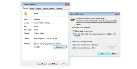  How to encrypt folders, how to lock files in computer