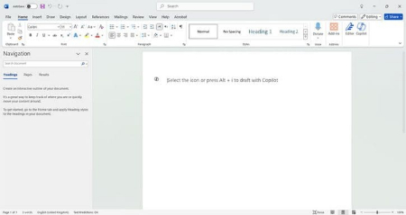 نحوه استفاده از Copilot در Word,  قابلیت‌های Copilot در Word