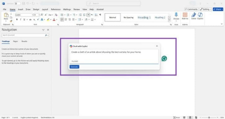 نحوه استفاده از Copilot در Word,  قابلیت‌های Copilot در Word