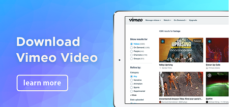 دانلود از سایت vimeo, نرم افزار دانلود از vimeo, طریقه دانلود از vimeo