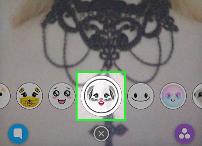نحوه استفاده از چهره ها در Snapchat, استفاده از چهره ها در Snapchat