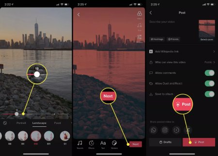افزودن فیلتر در TikTok برنامه افکت تیک تاک, افکت جدید تیک تاک, فیلتر جدید تیک تاک