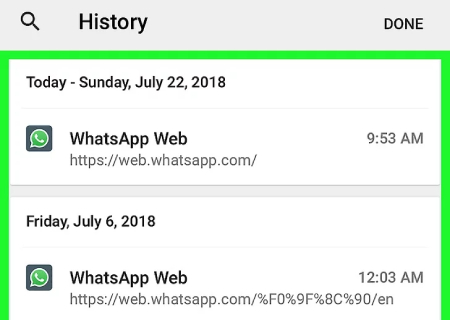 تاریخچه جستجوی حساب گوگل، تاریخچه جستجوی گوگل بررسی تاریخچه حساب گوگل در Android, تاریخچه کروم روی دسک تاپ