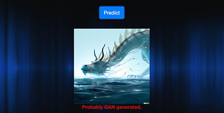 شناسایی تصویر تولید شده توسط هوش مصنوعی, برنامه GAN برای تشخیص تصویر هوش مصنوعی