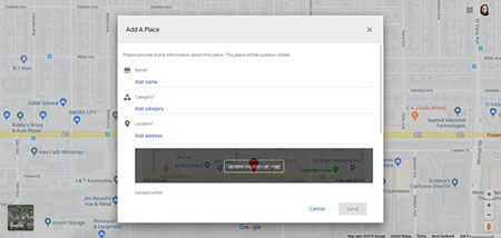 طریقه ثبت مکان در گوگل مپ, ثبت مکان در گوگل مپ رایگان