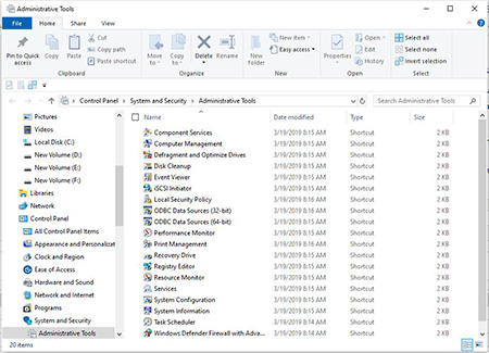 ابزار مدیریتی در ویندوز, ابزارهای مدیریت Windows 10, پاکسازی دیسک