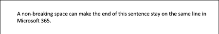 فاصلهی بدون شکست در مایکروسافت ورد میانبرهای مایکروسافت آفیس, آموزش میانبرهای آفیس
