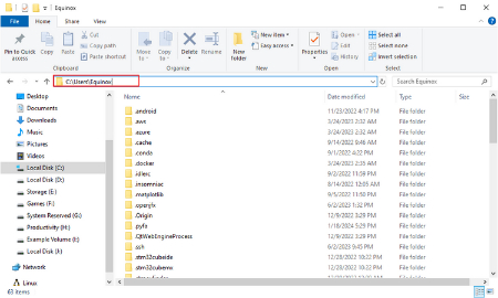 فایل ntuser.dat در ویندوز, محل ذخیره فایل NTUSER.DAT