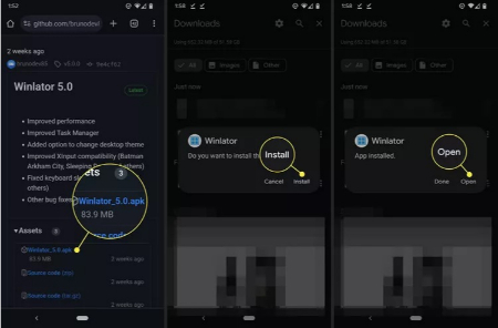 اجرای بازی PC روی اندروید, دانلود Winlator برای اندروید