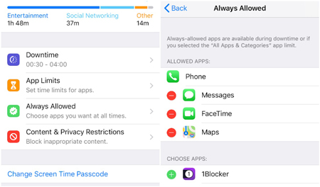 قابلیت Screen Time در iOS 12, ویژگی اسکرین‌ تایم iOS 12