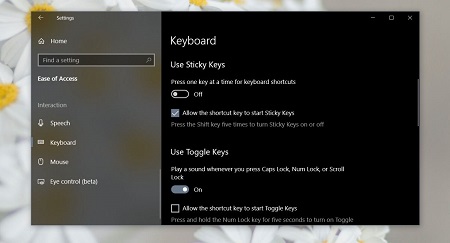 Sticky Keys چیست, استیکی کیز چیست, تنظیمات استیکی کیز