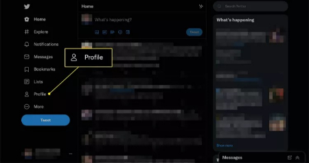 لینک«Profile» در توییتر برای وب خصوصی کردن حساب X (توییتر), تنظیمات حریم خصوصی X