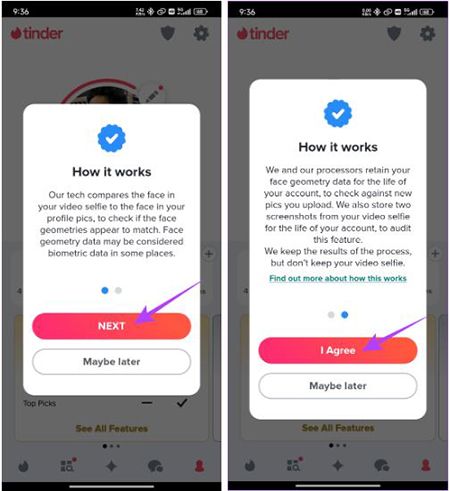 چگونه در Tinder لایک بیشتری دریافت کنید, تیندر