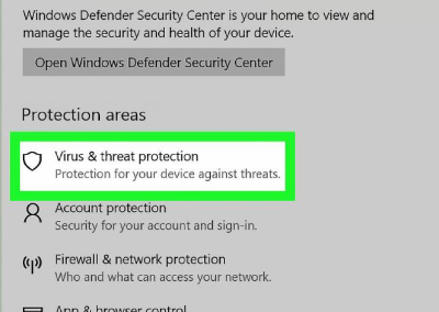  چگونگی فعال windows defender, مشکل windows defender