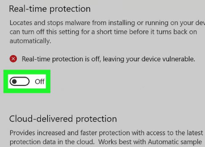  چگونگی فعال windows defender, مشکل windows defender