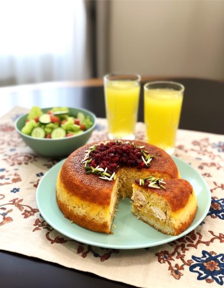 طرز تهیه ته چین مرغ مجلسی طرز تهیه ته چین مرغ مجلسی