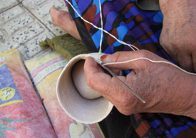 گیوه سنجان, روش ساخت گیوه, هنرهای دستی