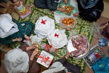رسوم مردم آذربایجان  , جشن عروسی ,  حنابندان