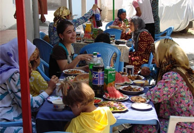 سفره ماه مبارک رمضان,غذا های تاجیکستان،مراسم رمضان