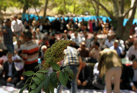 رسوم مردم قزوین , میوه های سماق