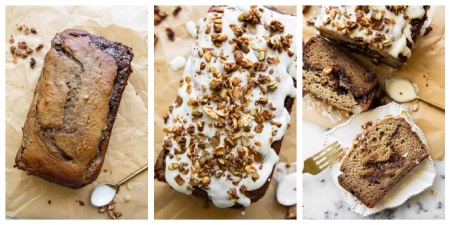 روش پخت نان موز و دارچین