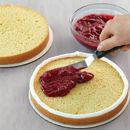 خامه کشی کیک, فیلینگ کیک شکلاتی, فیلینگ کیک با گاناش