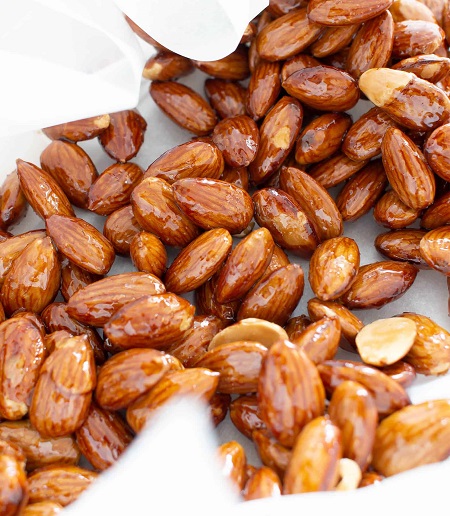  بادام سوخته عسلی, شیرینی بادام سوخته, بادام سوخته