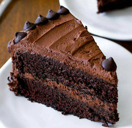 طرز تهیه کیک شکلاتی با باتر کریم شکلات,درست کردن کیک شکلاتی با باتر کریم شکلات
