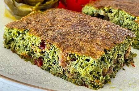 طرز تهیه کوکو سبزی رژیمی, تهیه کوکو سبزی رژیمی, دستور پخت کوکو سبزی