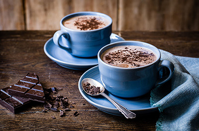 طرز تهیه کاکائو داغ,طرز تهیه شکلات داغ با پودر کاکائو