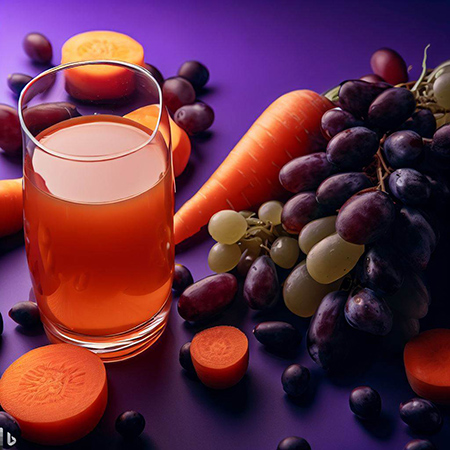 شربت آب انگور و هویج,طرز تهیه شربت آب انگور و هویج