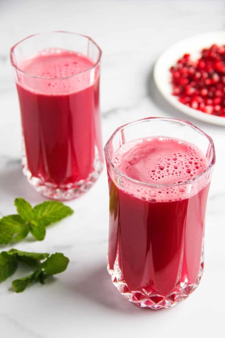 روش درست کردن آب انار
