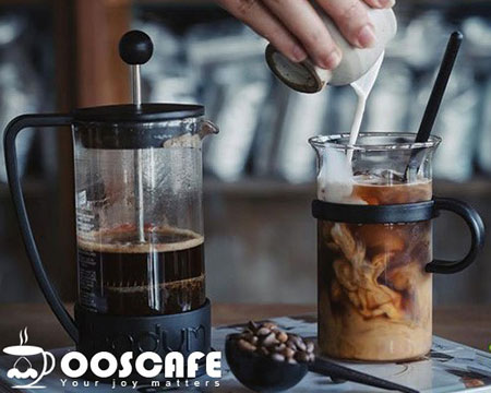 قهوه فرانسه با فرنچ پرس طرز تهیه انواع قهوه,روش تهیه انواع قهوه,قهوه فرانسه با فرنچ پرس