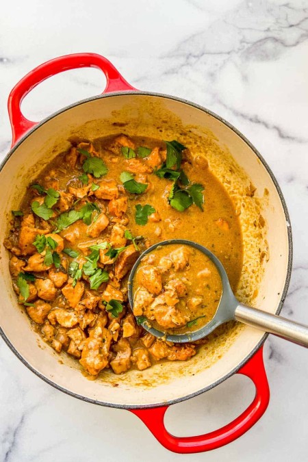 خورش مرغ و ماست هندی