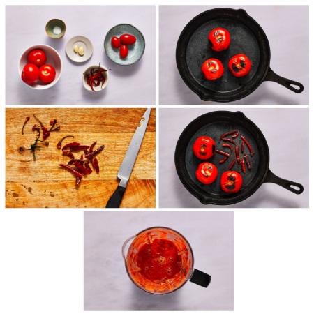 مراحل تهیه سس سالسا طرز درست کردن تورتا د کارنیتاس مکزیکی