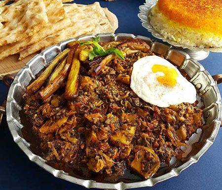 خورش ملاقورمه, خورش ملاقورمه با تخم مرغ, رسپی خورش ملا قورمه