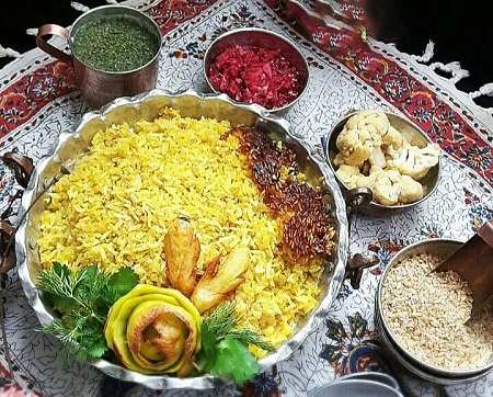 طرز تهیه پتله پلو همدانی, طرز تهیه پتله پلو قم, طرز تهیه پتله پلو اراک