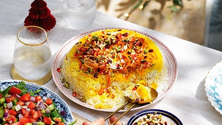 انار پلو شیرازی, طرز تهیه انار پلو شیرازی با مرغ, رسپی انار پلو شیرازی