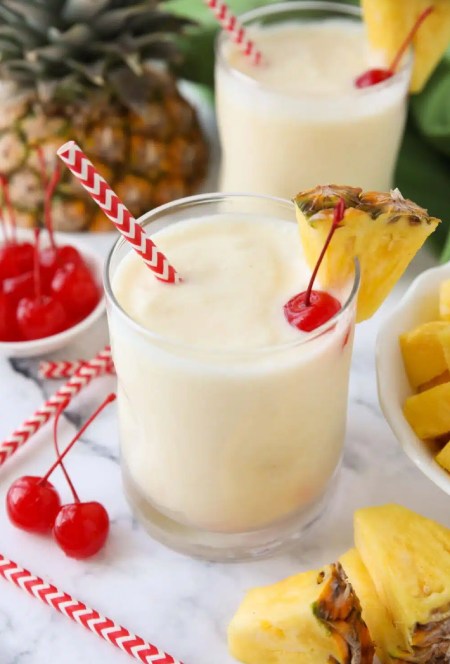 مواد لازم برای تهیه پیناکولادا