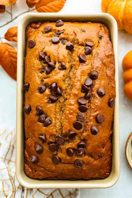 نان چیپس شکلاتی کدو حلوایی