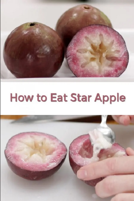 بذر درخت سیب ستاره ای, روش خوردن سیب ستاره ای, فواید سیب ستاره ای