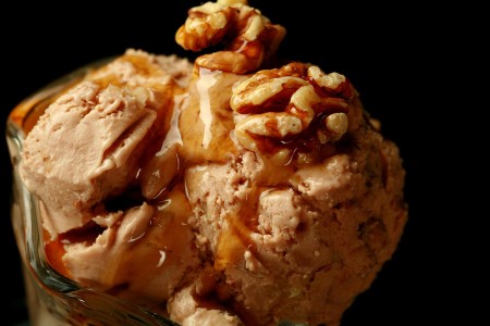 کالری بستنی کاراملی با مغز گردو,ارزش غذایی بستنی کاراملی با مغز گردو