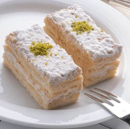 کالری شیرینی ناپلئونی,ارزش غذایی شیرینی ناپلئونی