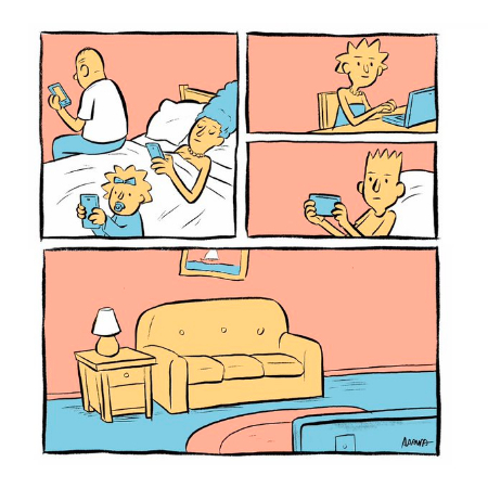 خانواده سیمپسون و اعتیاد دیجیتال! ادواردو آرودا, Eduardo Arruda