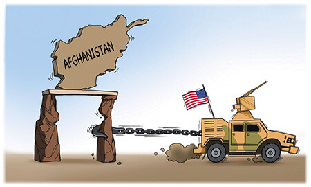 کاریکاتور وضعیت افغانستان,تصاویر غم انگیز از وضعیت افغانستان,کاریکاتور افتادن افغان ها از هواپیما