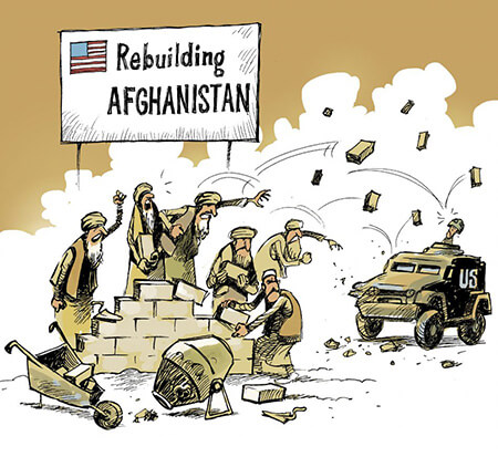 کاریکاتور وضعیت افغانستان,وضعیت افغانستان به صورت کارتون,کاریکاتور وضعیت افغانستان