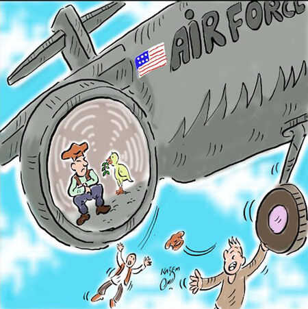 وضعیت افغانستان در قالب کارتون,کاریکاتور از وضعیت افغانستان,تصاویر از کاریکاتورهای اوضاع افغانستان